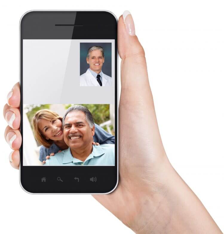 smart phone telemedicine example