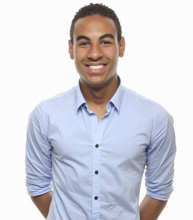 Smiling young man
